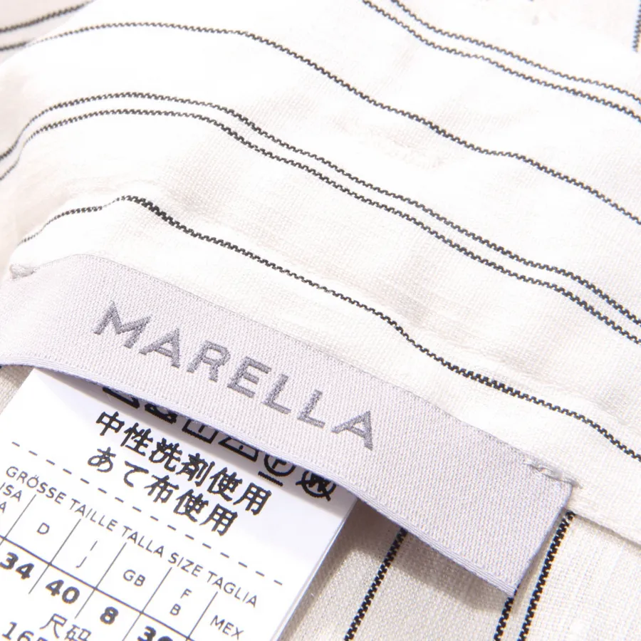 0724AN pantalone donna MARELLA EGLE woman linen cotton trousers