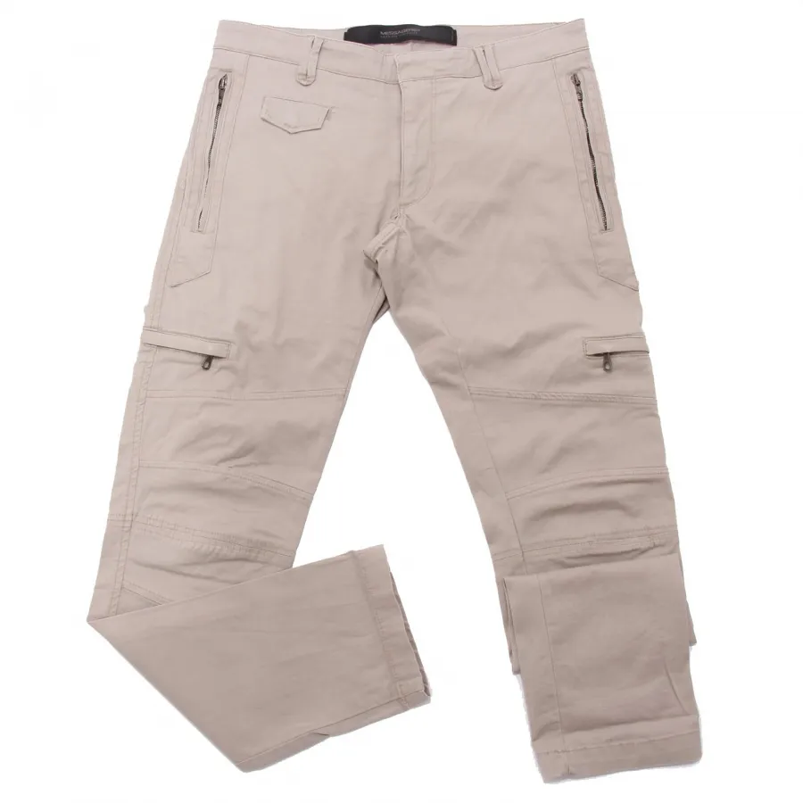 0801AE pantalone uomo MESSAGERIE beige cotton trouser man