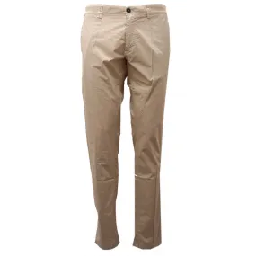 1009AE pantalone uomo MESSAGERIE beige cotton trouser man