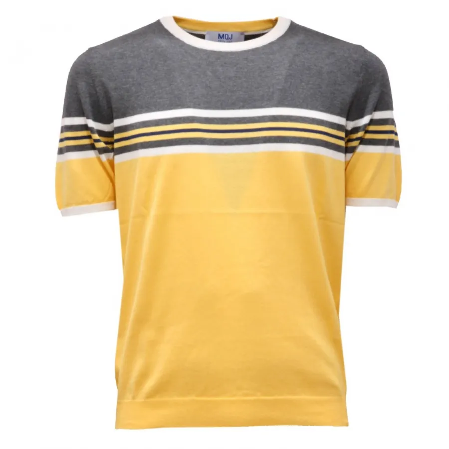 2841AH maglia uomo MQJ yellow/grey cotton t-shirt man