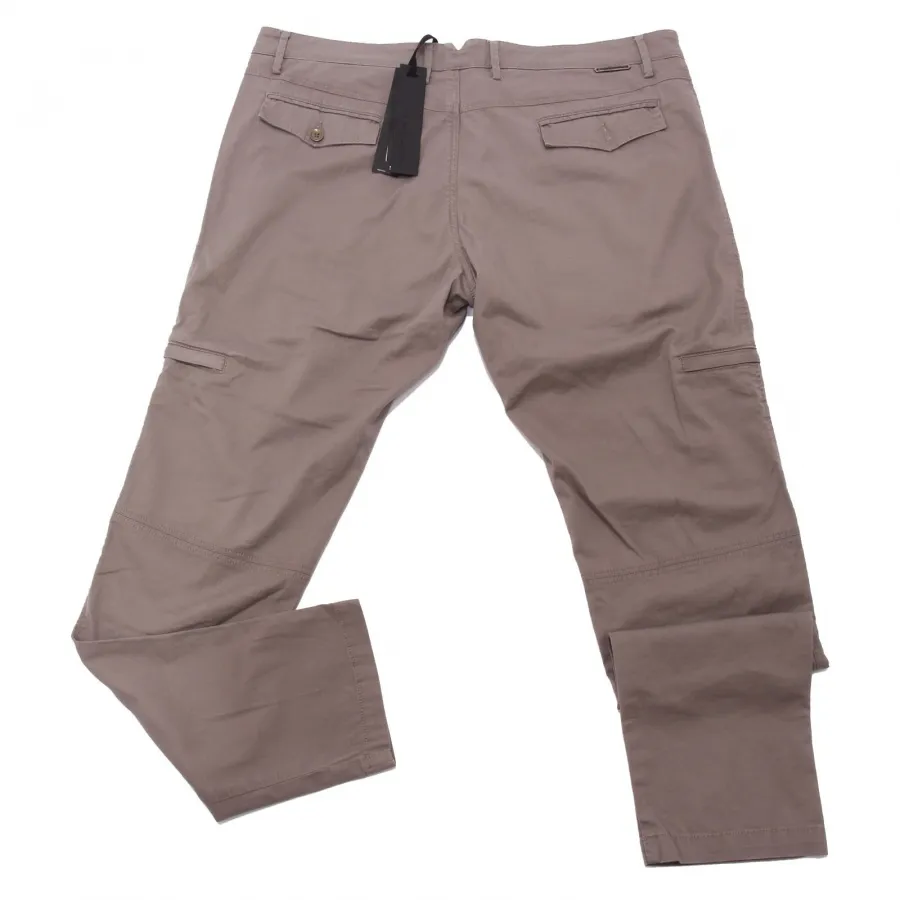 5037AE pantalone uomo MESSAGERIE grey cotton trouser man