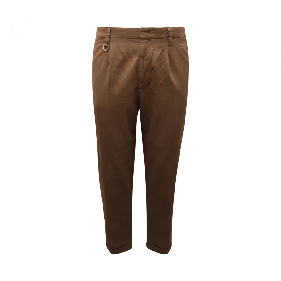 6438AT pantalone uomo PAOLO PECORA man cotton/linen trousers