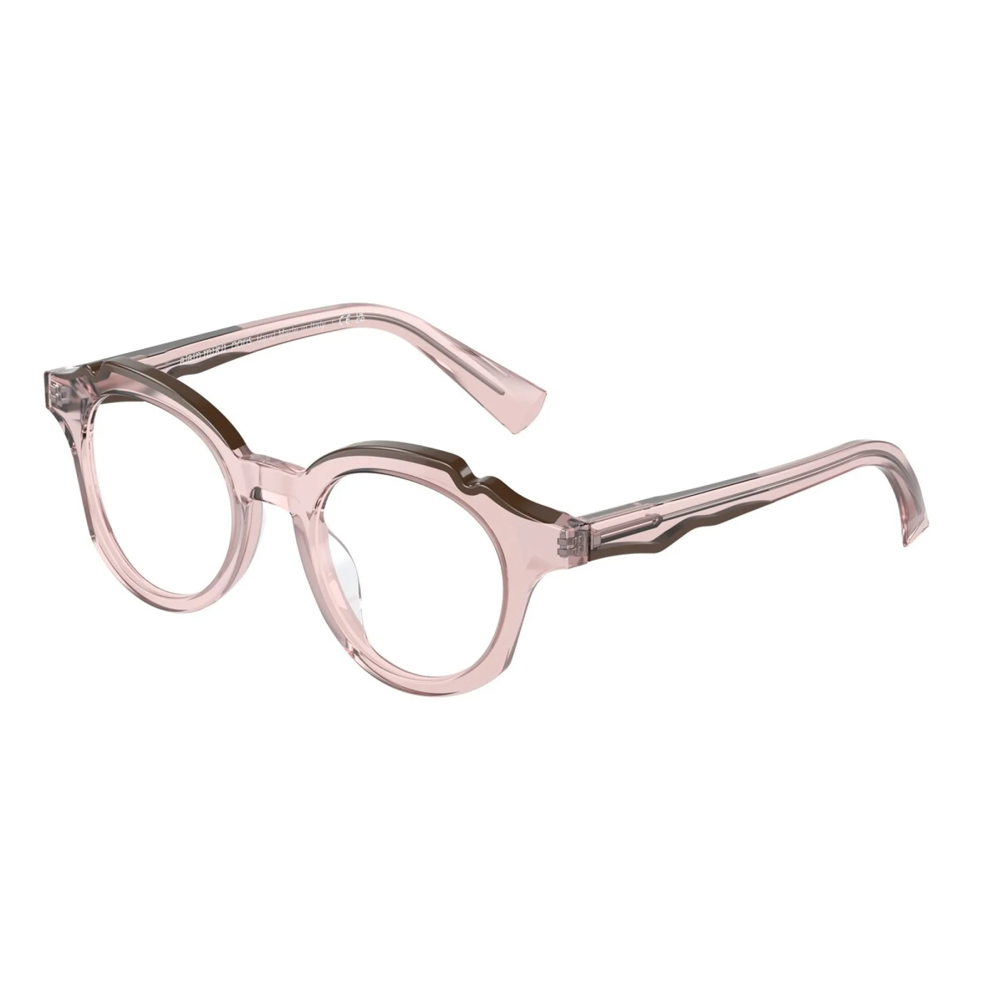   Alain Mikli A0 3165 - 002 Rosa-marrone Trasparente | Occhiale Da Vista Donna 