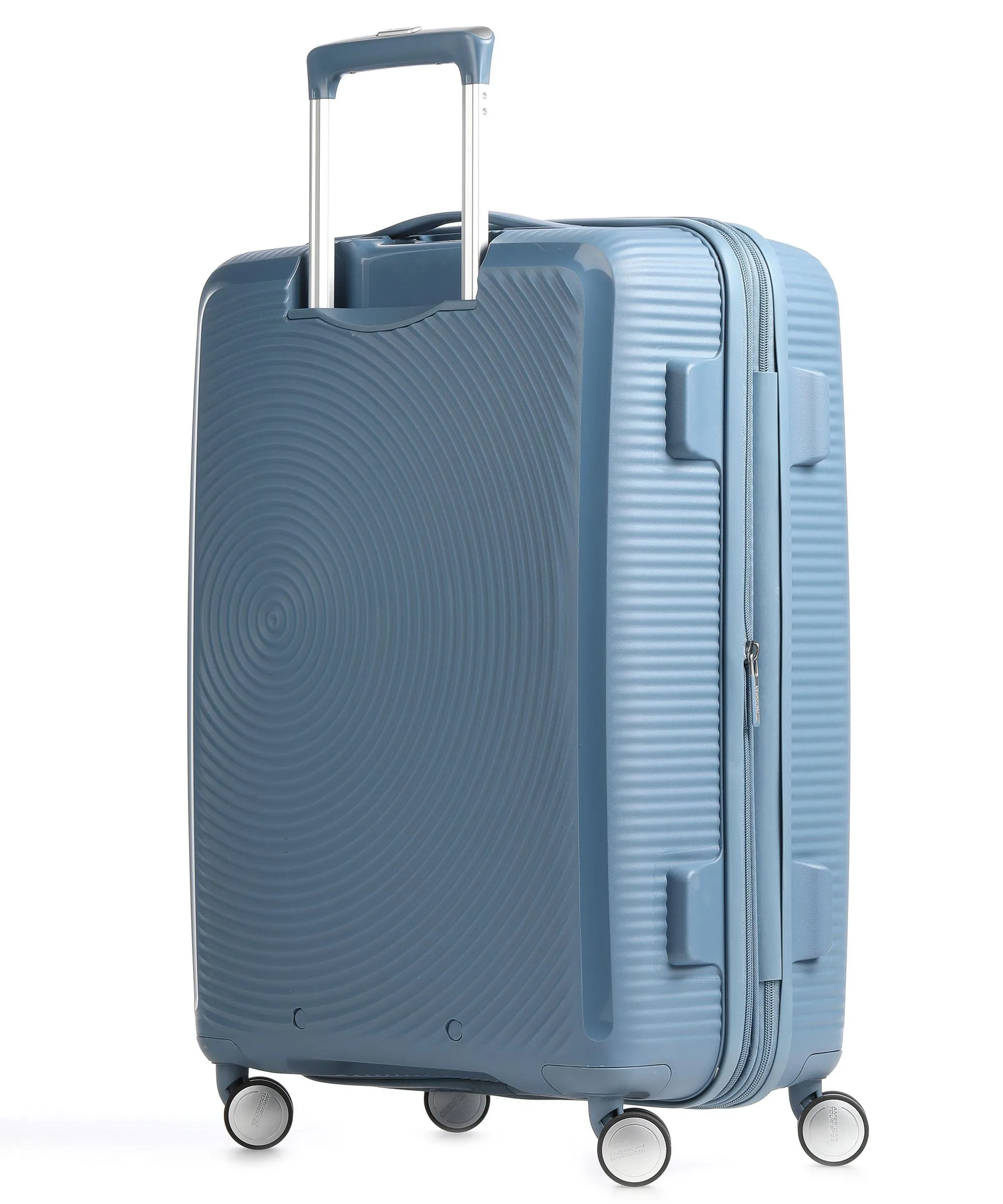  American Tourister Soundbox Valigia trolley (4 ruote) blu-grigio 67 cm  