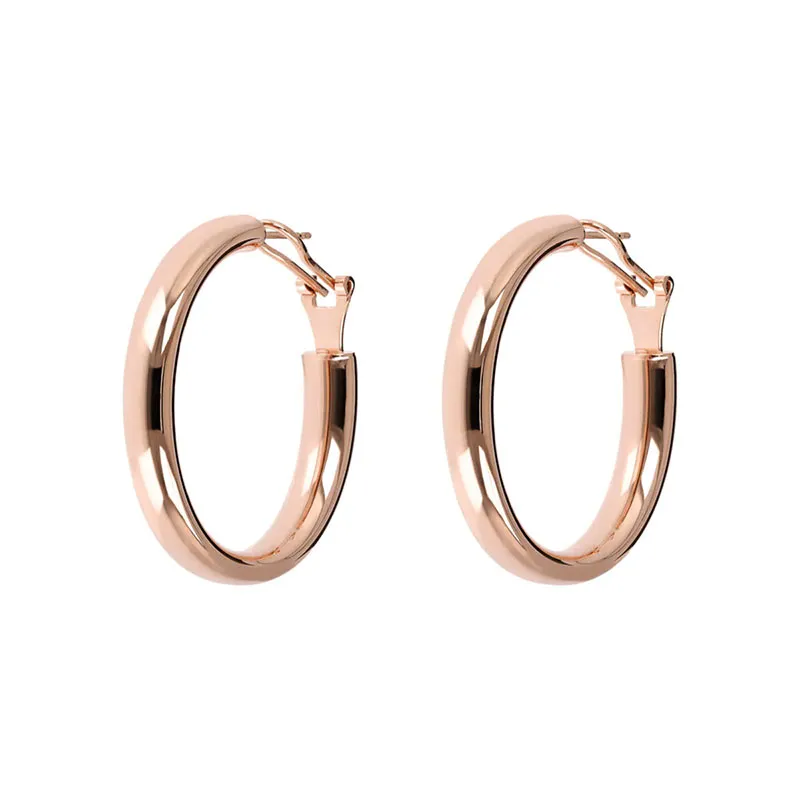 Anelle Ovali Spesse Oro Rosa – Bronzallure