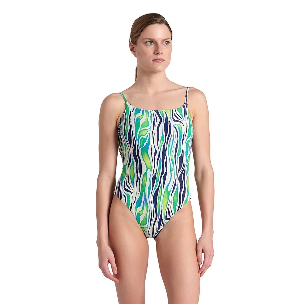 Arena Costume Intero Zebrato Multicolore Donna
