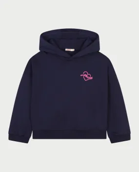 BILLIEBLUSH      Felpa blu Billieblush in cotone per bambine