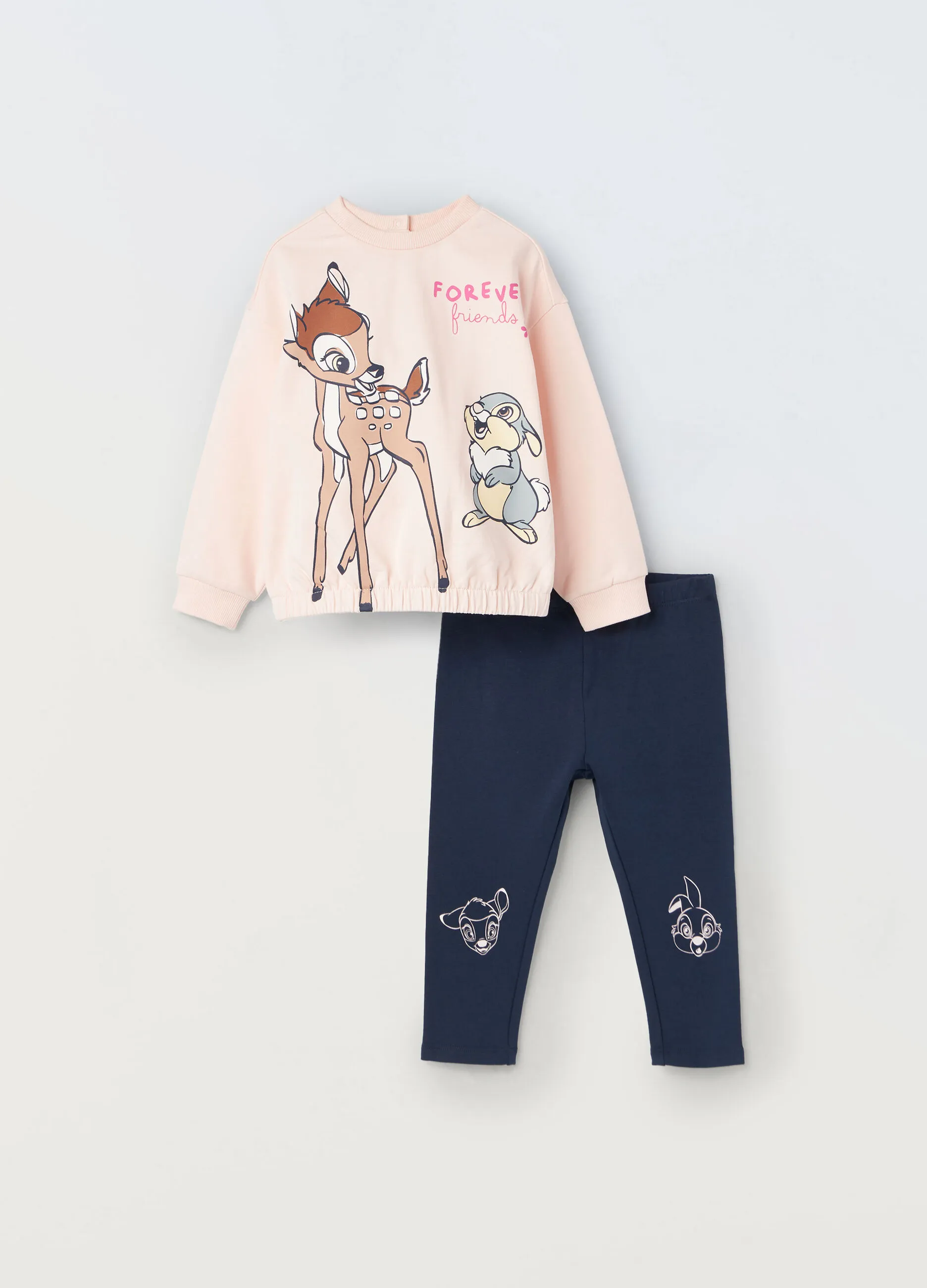 BLUKIDS  Jogging set in cotone stretch neonata