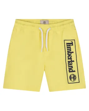 Boxer mare giallo con maxi logo stampato 6-12 anni