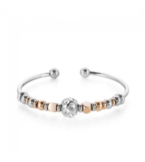 Bracciale Donna Gioielli Brosway Très Jolie in acciaio 316L pvd oro rosa composto da elementi btjms631