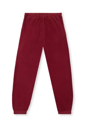 BRAIN DEAD REVERSE FLEECE SWEATPANT BURGUNDY