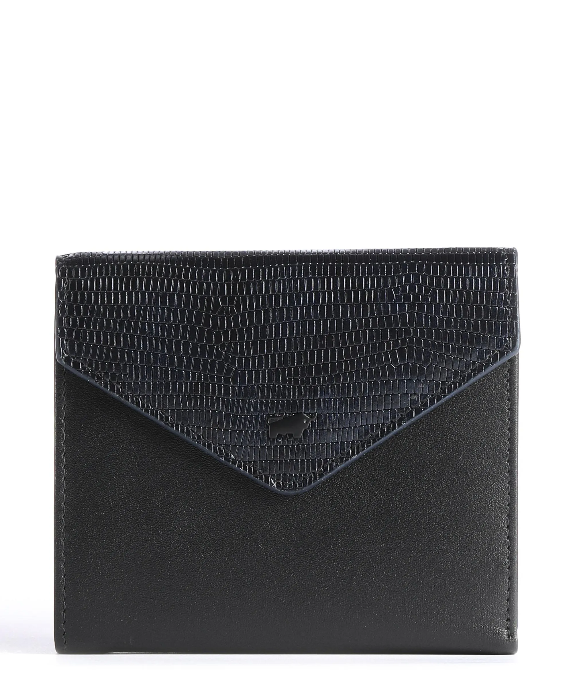  Braun Büffel Lizzy Portafoglio pelle di vitello nero/blu  
