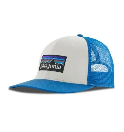 Cap Patagonia P-6 Logo Trucker Hat (bianco/blu nave)