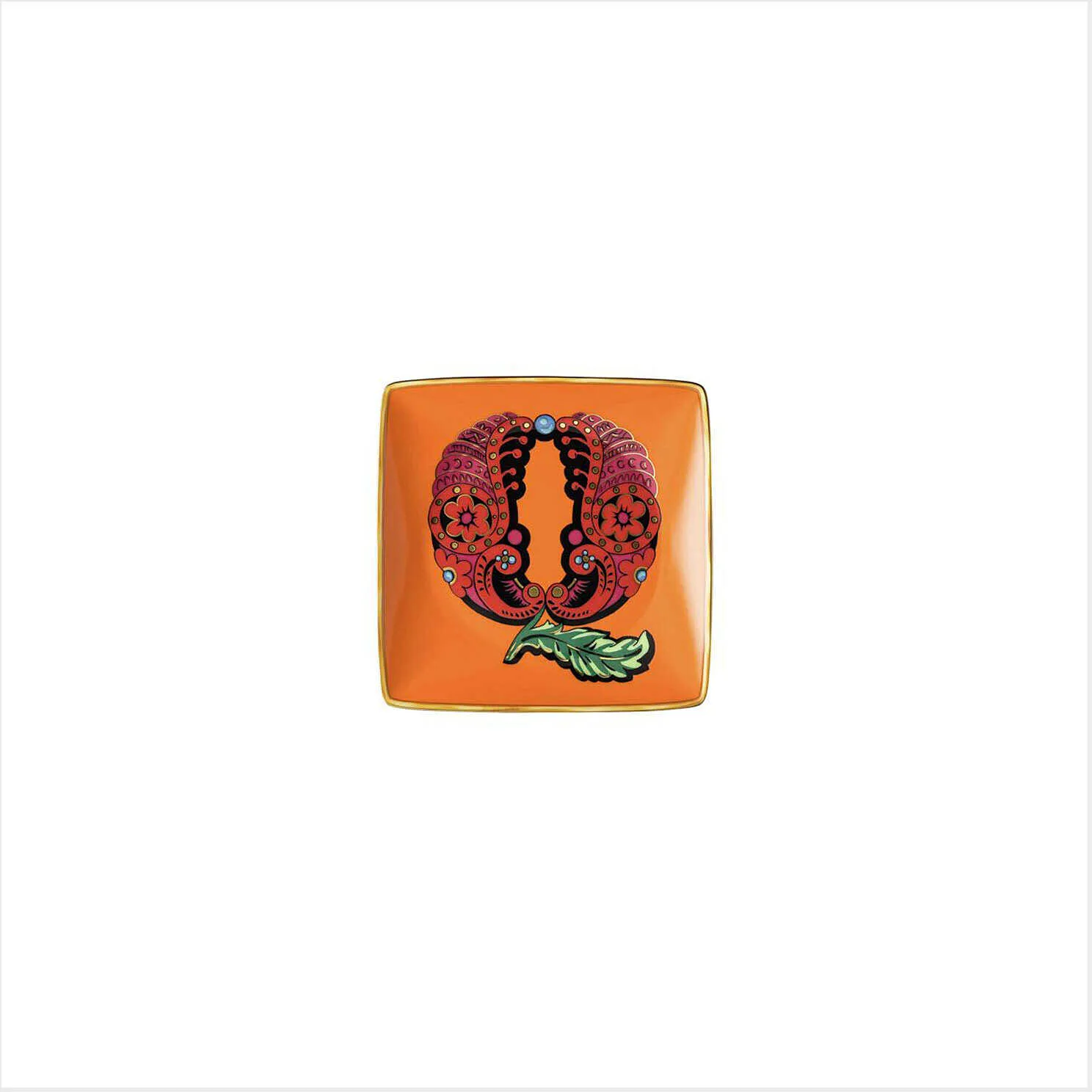 Ciotola Versace Versace Alphabet colore Arancione, Fantasia