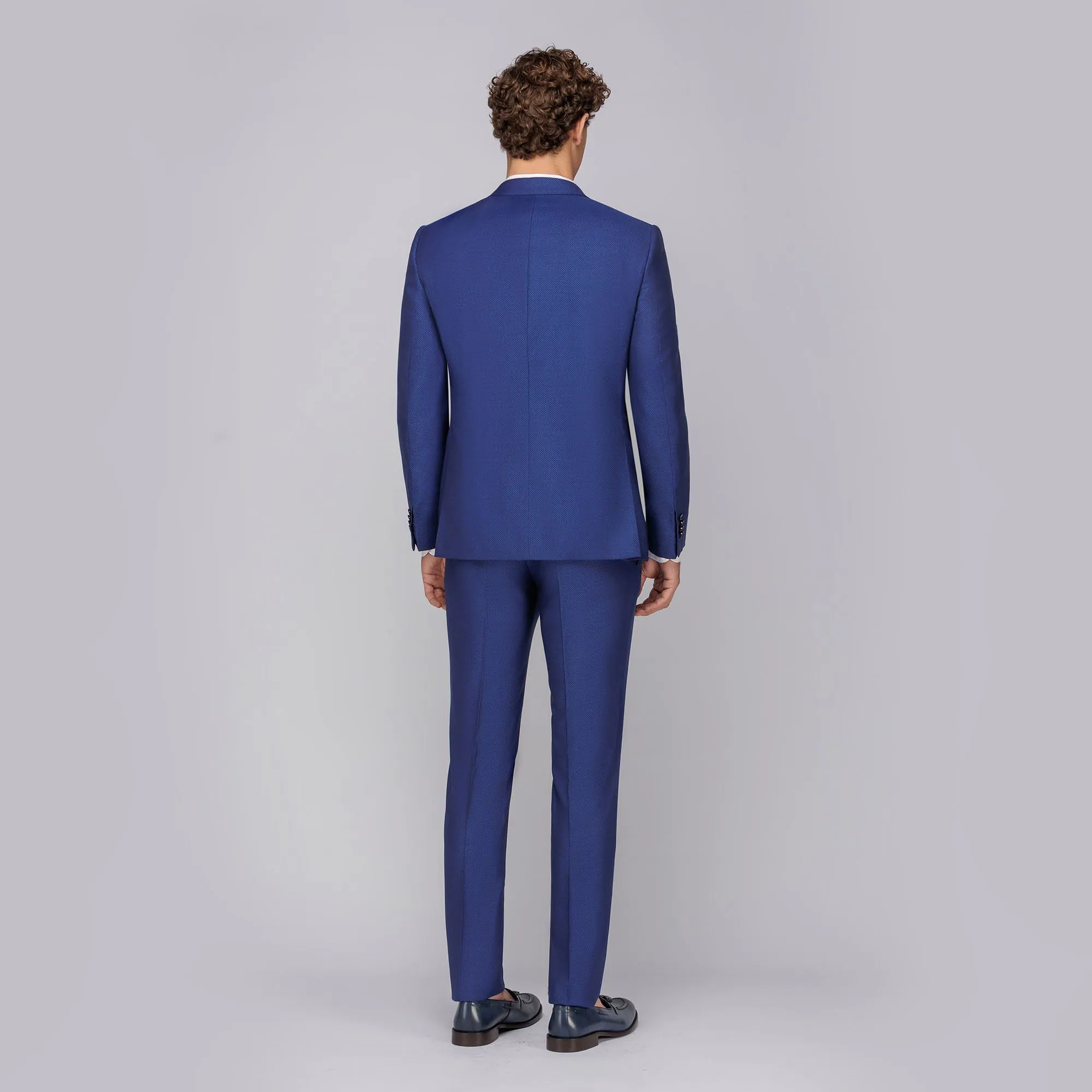 completo uomo blu royal
