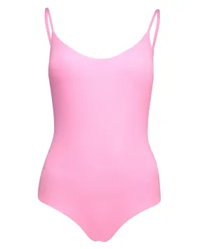 Costume intero rosa peonia
