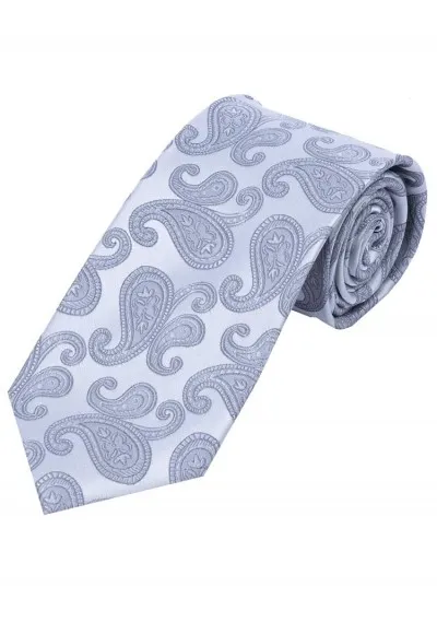 Cravatta con motivo Paisley Grigio chiaro Grigio scuro