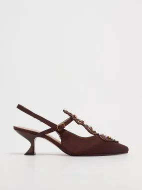 Decollete donna Maliparmi con perline Bronzo