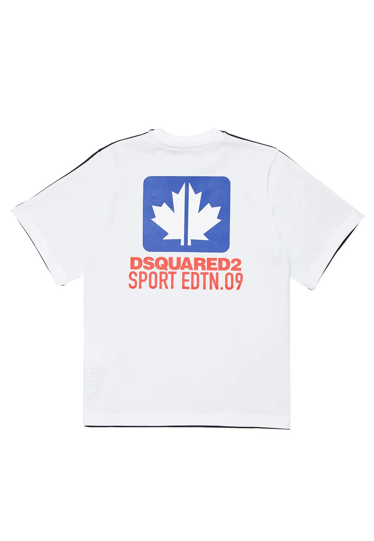 Dsquared2 t-shirt nero/bianco bambino in cotone