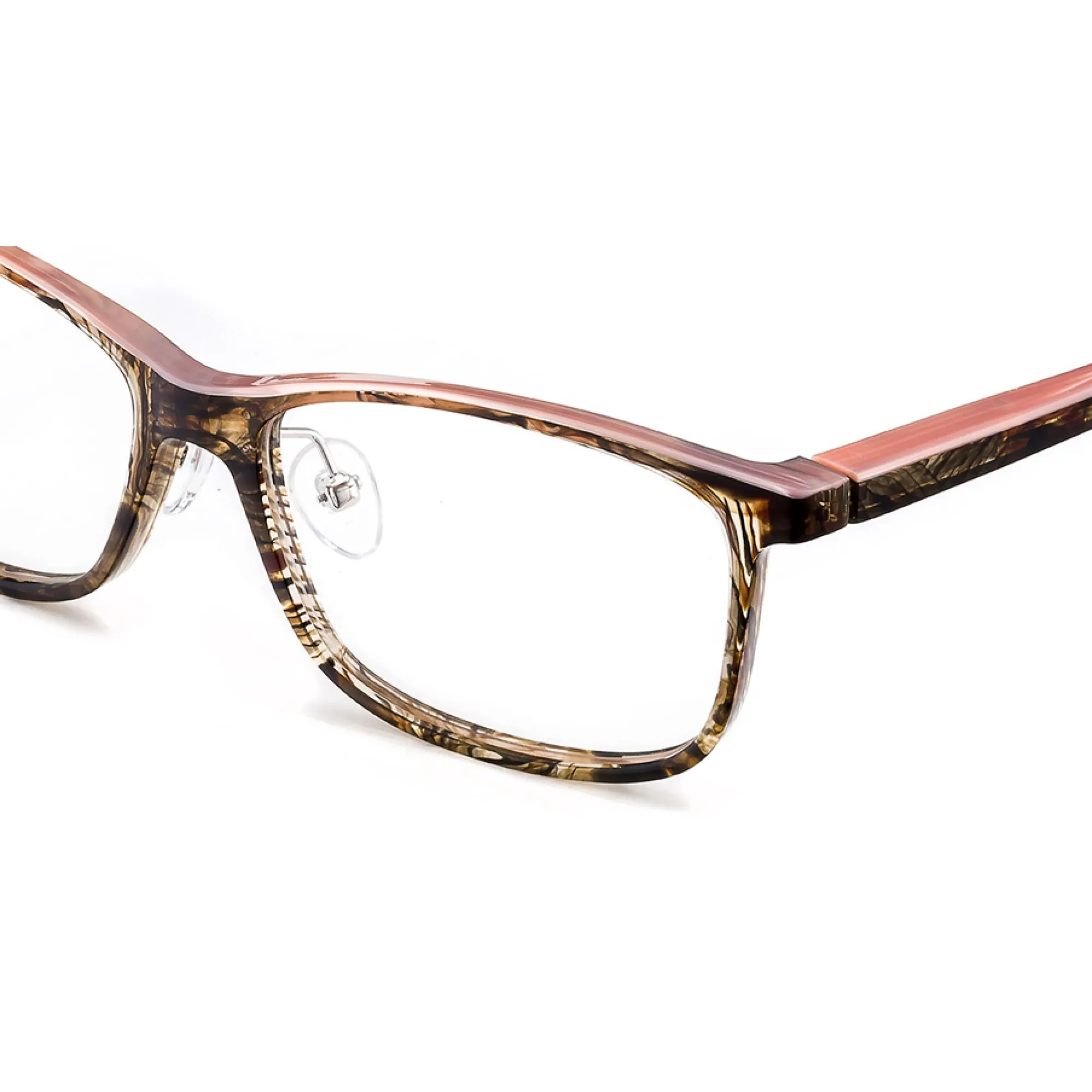   Etnia Barcelona AMALFI.A - BRPK Rosa Marrone | Occhiale Da Vista Donna 