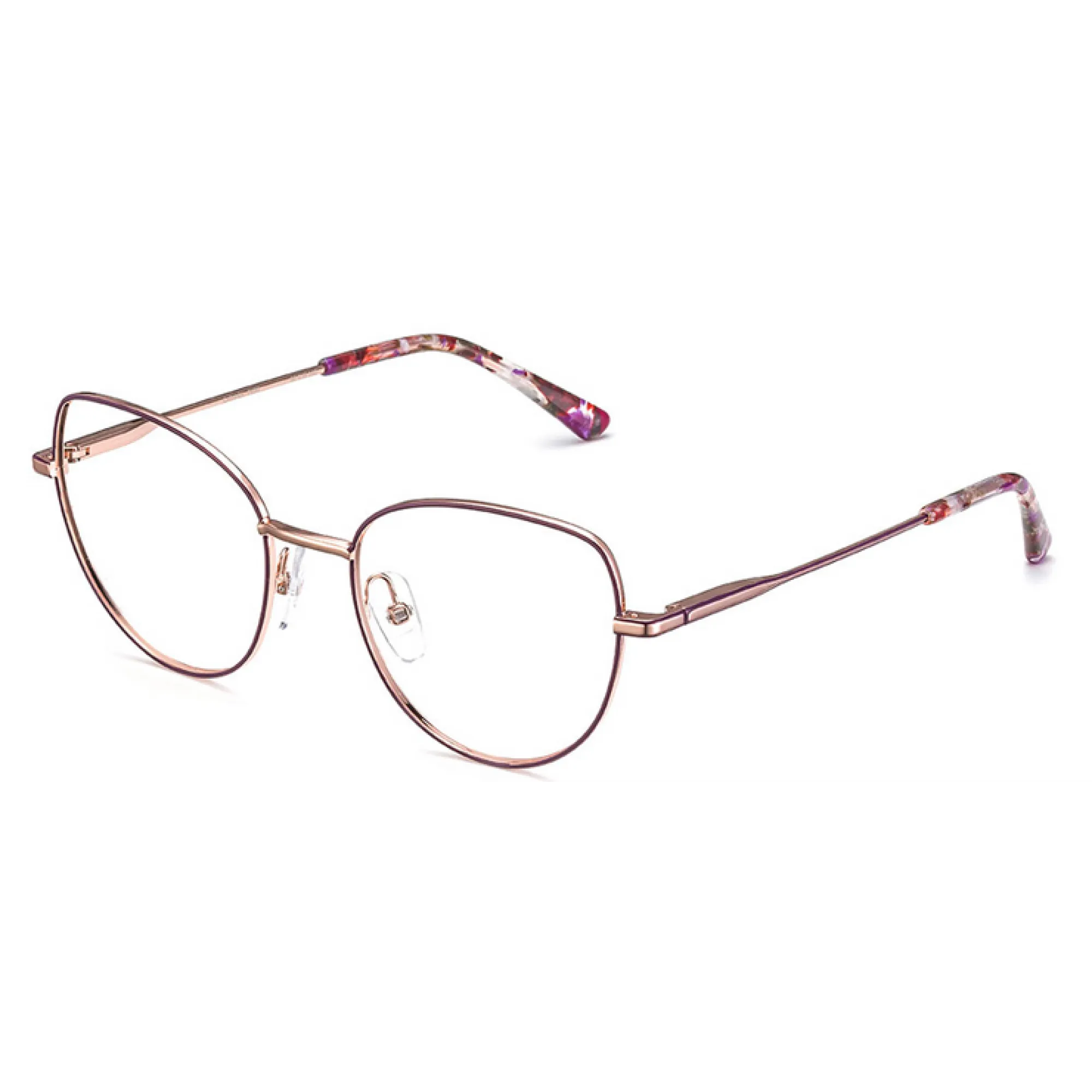   Etnia Barcelona CATANIA - PKBX Bordeaux Rosa | Occhiale Da Vista Donna 
