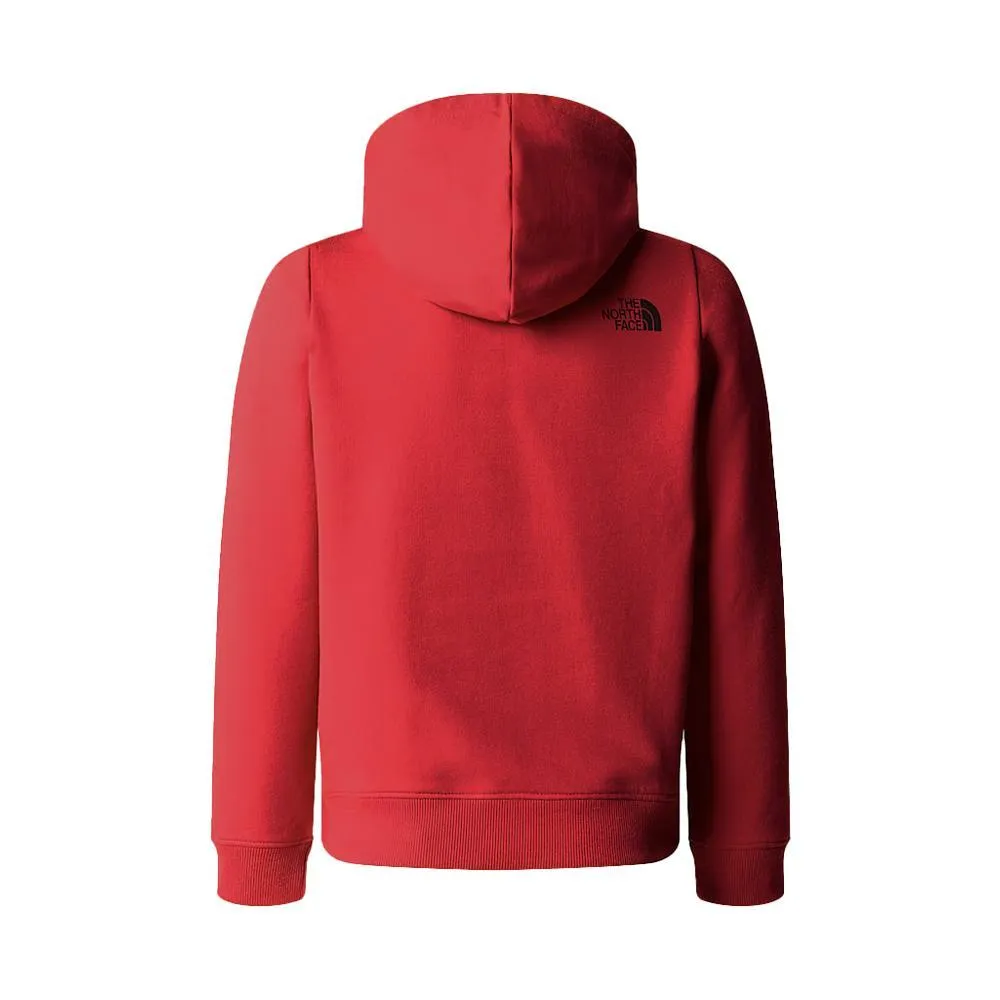  FELPA THE NORTH FACE. ROSSO 