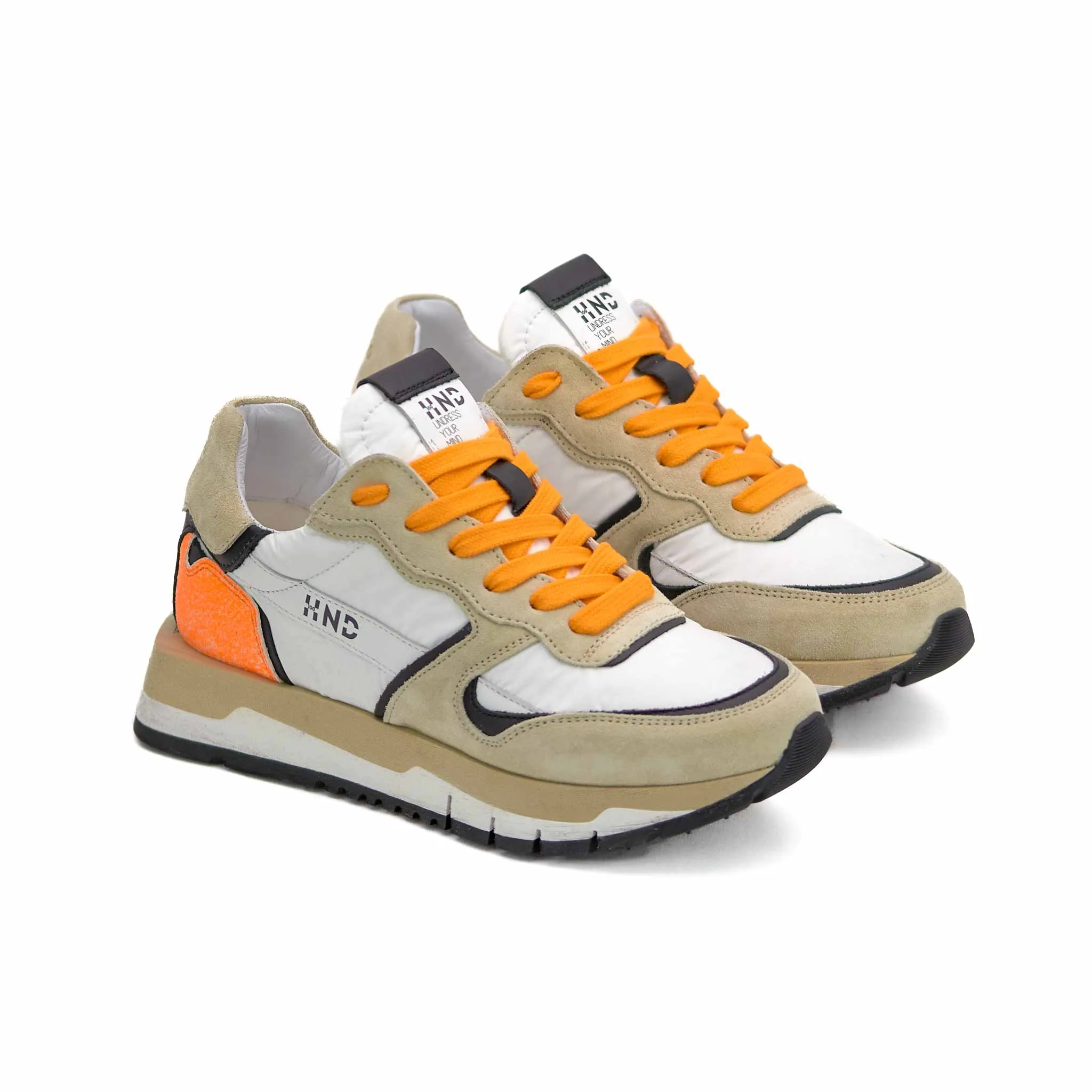HND17 - Leather Sneaker Donna - HUNDRED100