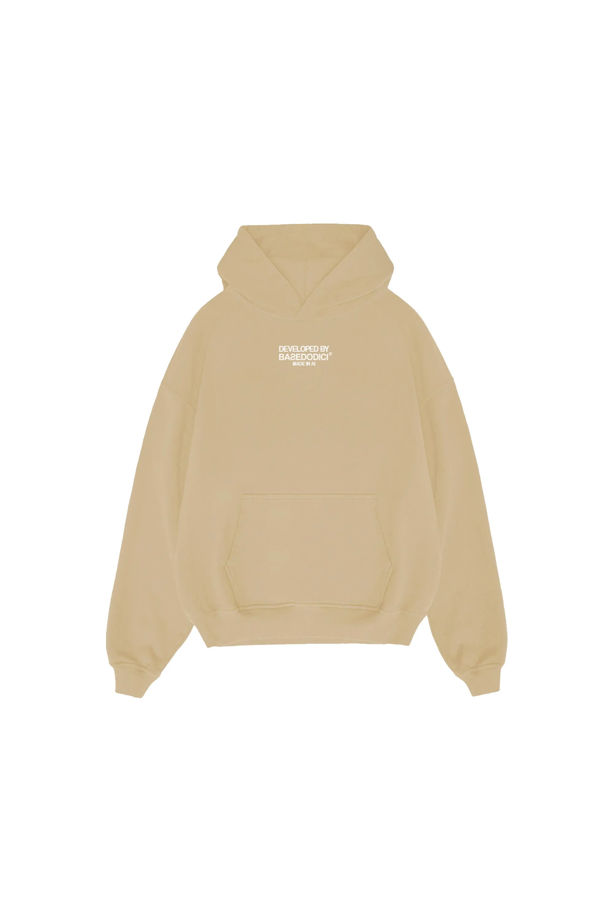 Hoodie “DYSTOPIA” AI Cream