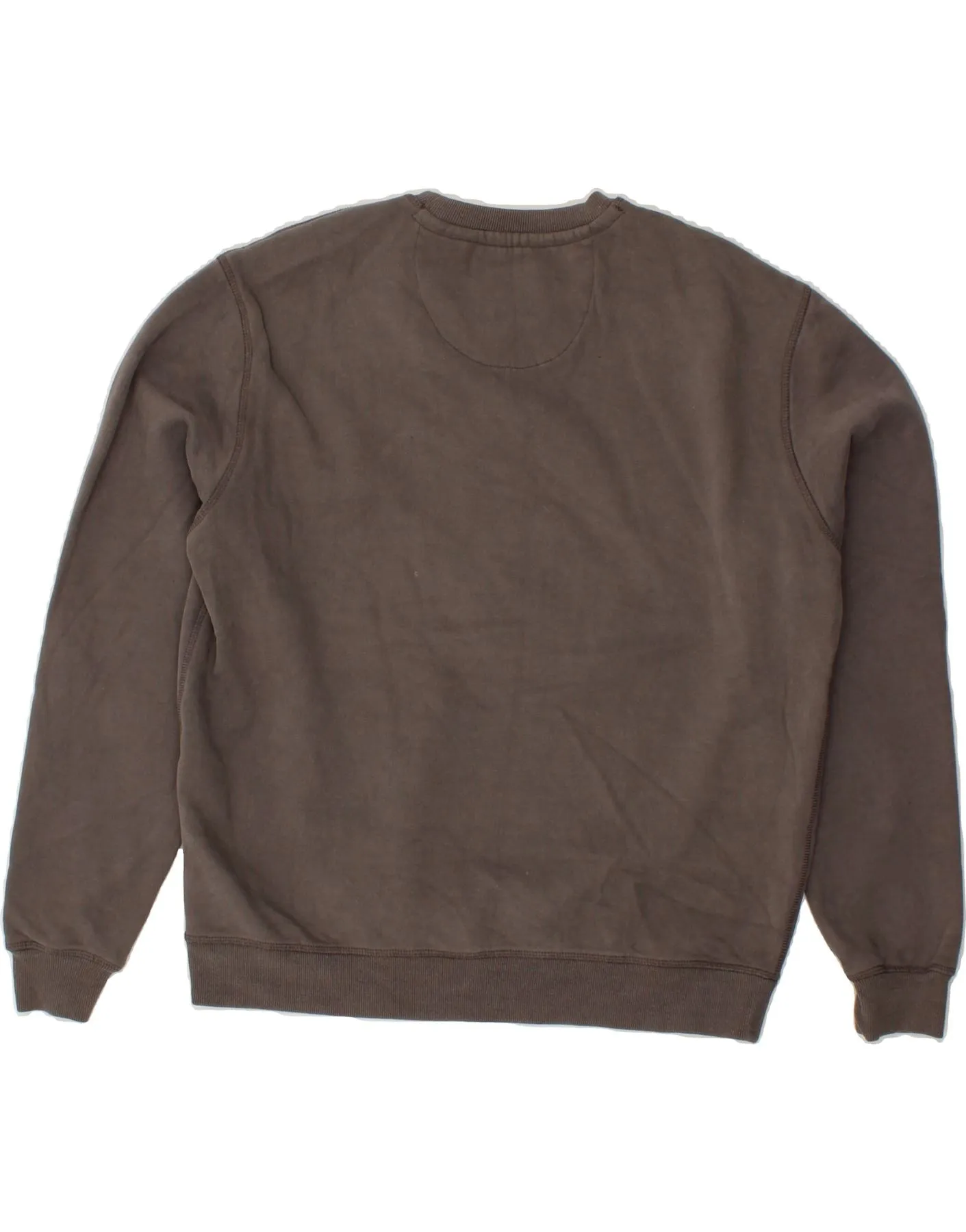 JACK WILLS Mens Graphic Sweatshirt Jumper Large Grey Cotton