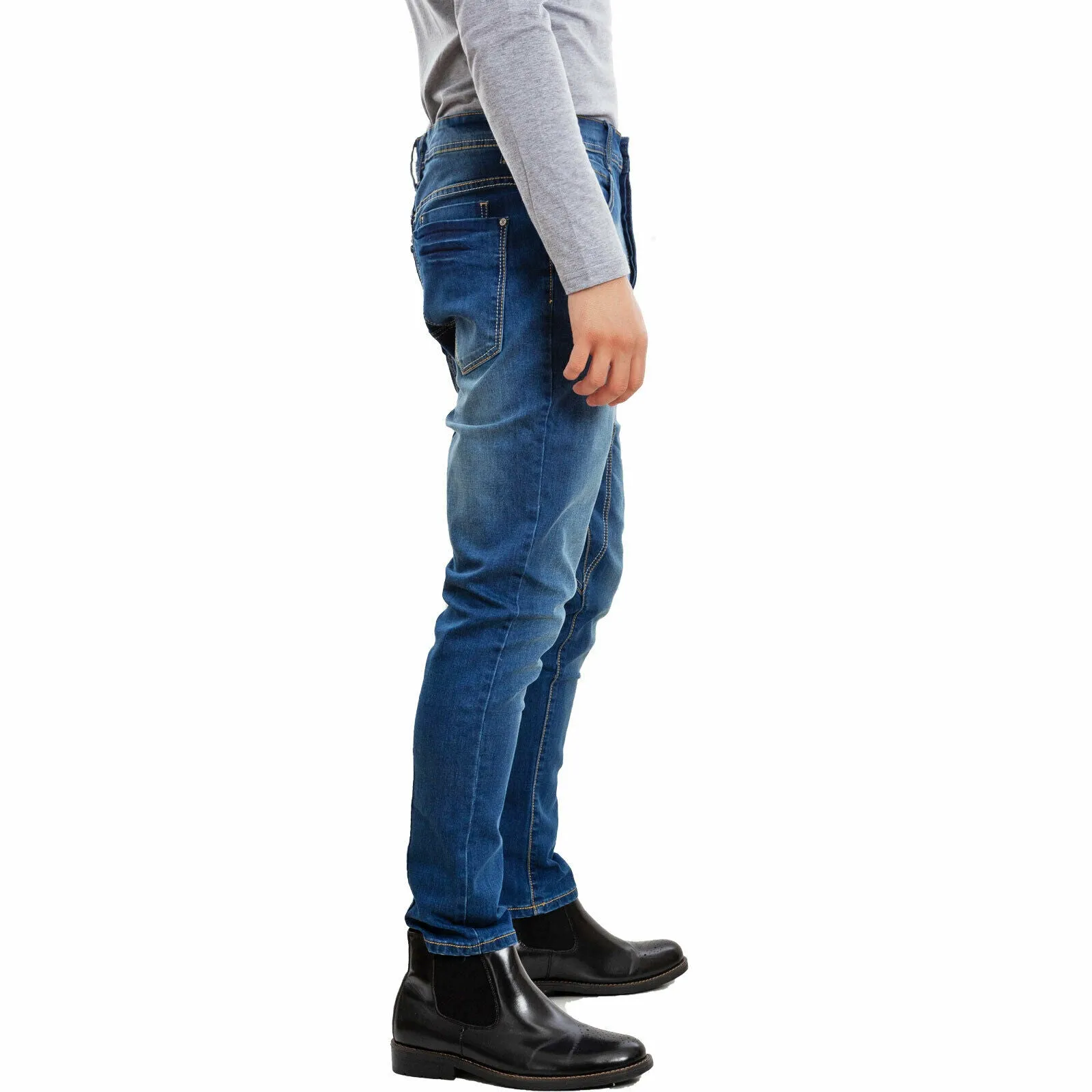 Jeans uomo cavallo basso F133