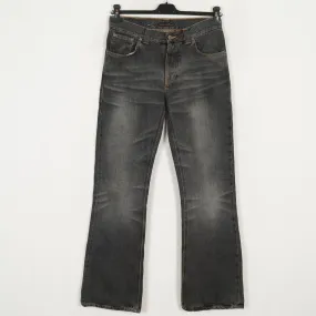 Jeans uomo NUDIE JEANS LOW FLARE GLENN taglia W31 L32 regular fit bootcut grigio