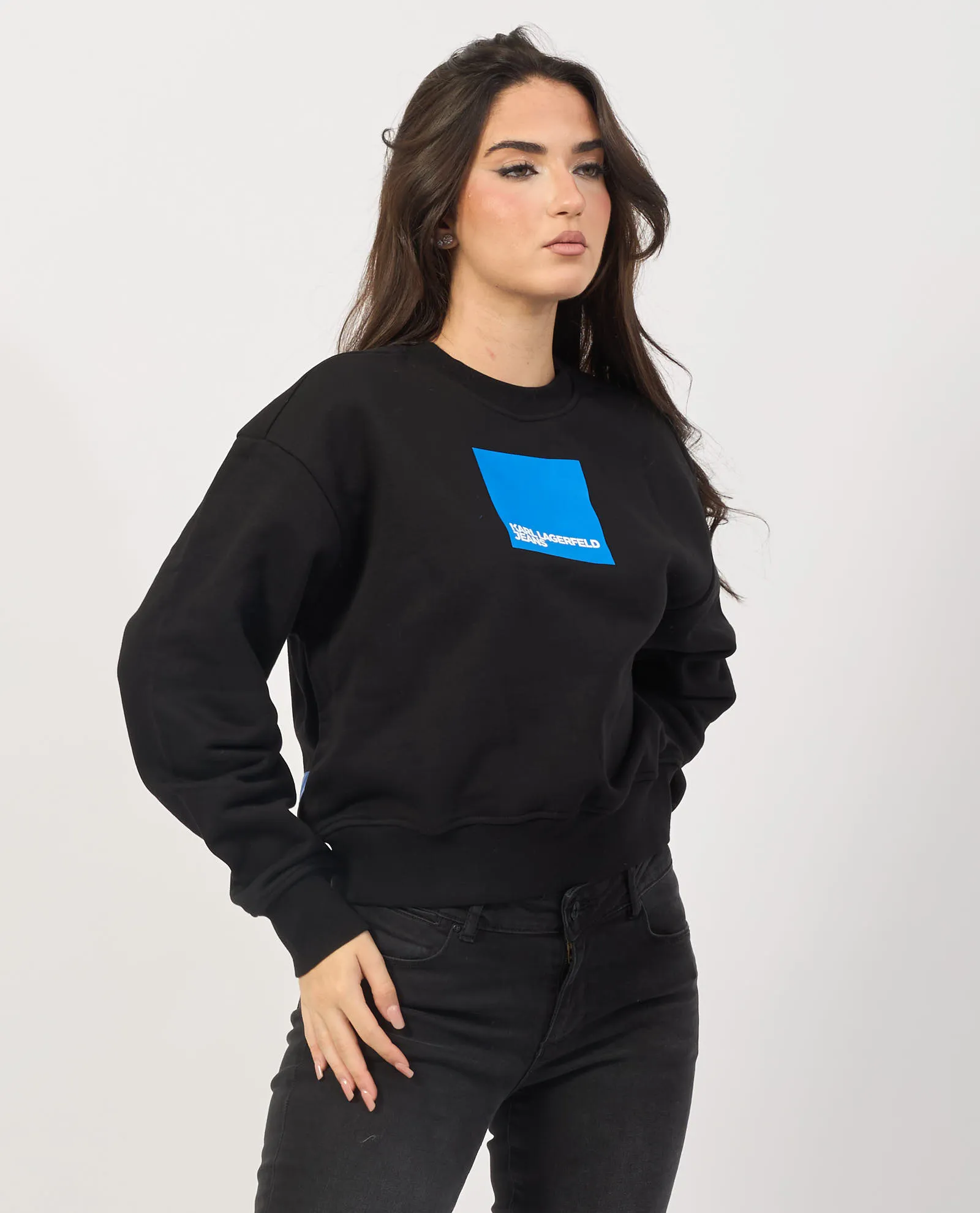 KARL LAGERFELD      Felpa girocollo Karl Lagerfeld con logo