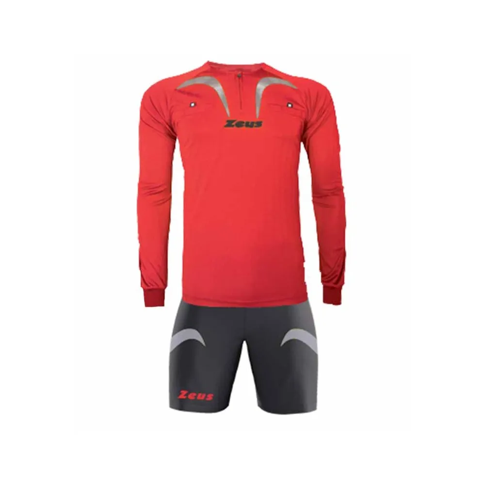 KIT ARBITRO PRO ROSSO ZEUS SPORT