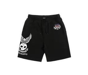 LMCXZERO ANNIVERSARY STOCK FLEECE SHORTS - BLACK