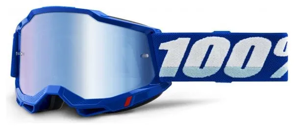 Maschera 100% ACCURI 2 | Blu | Occhiali a specchio blu