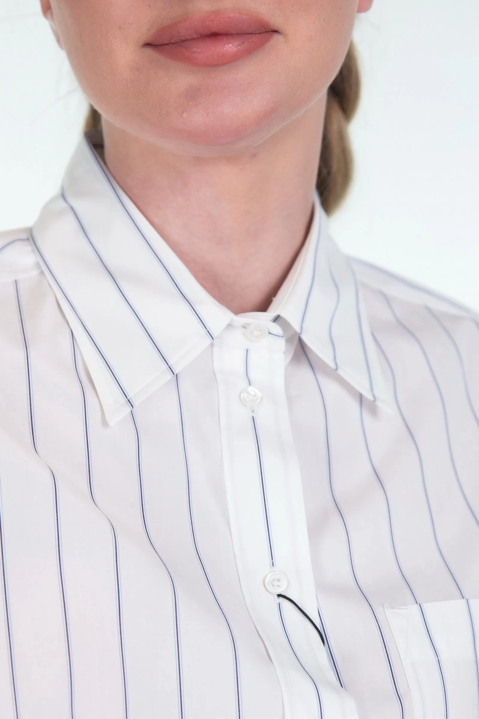 MAX MARA WEEKEND camicia in popeline a righe COROLLA