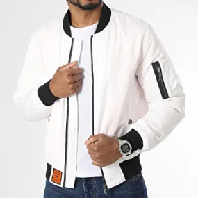 MAX-MEN Giacca bomber nero bianco