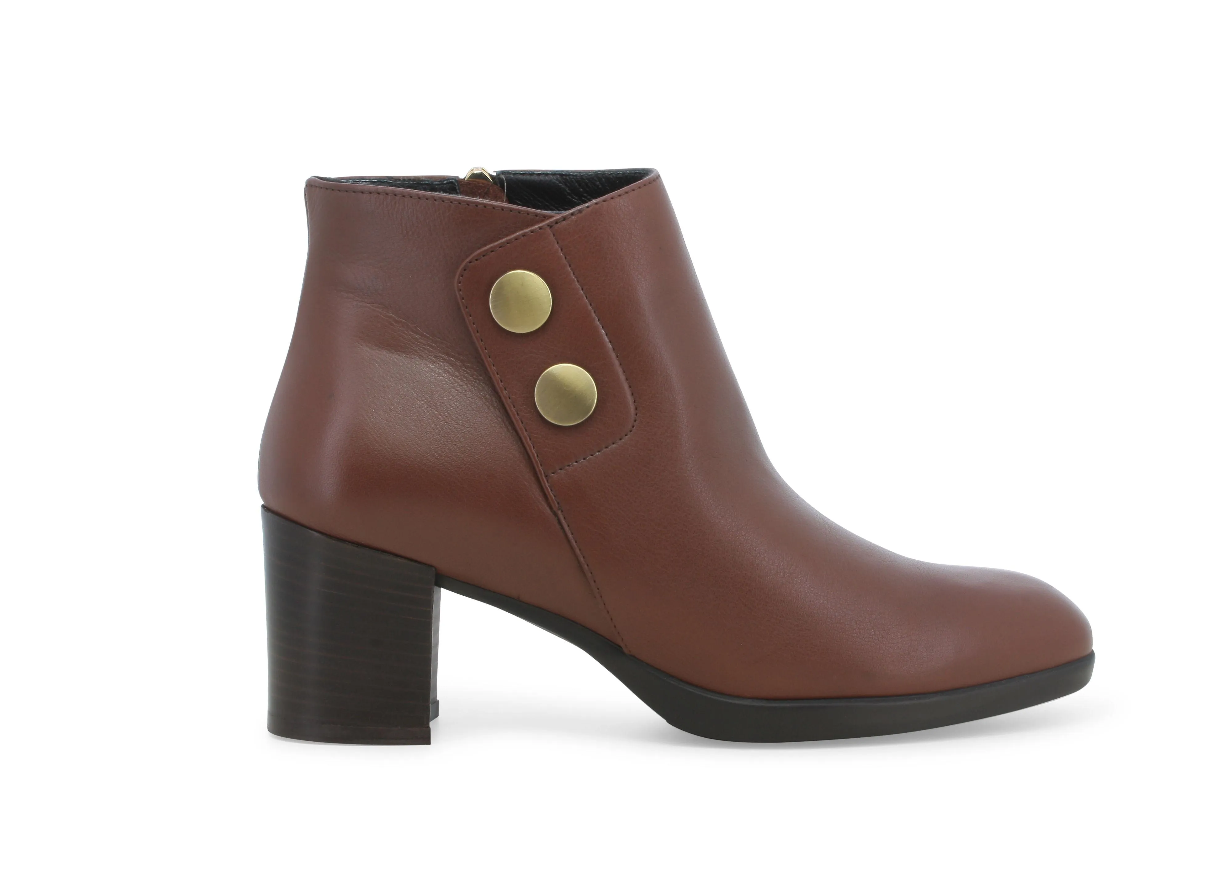 Melluso Tronchetto donna in pelle marrone z246w