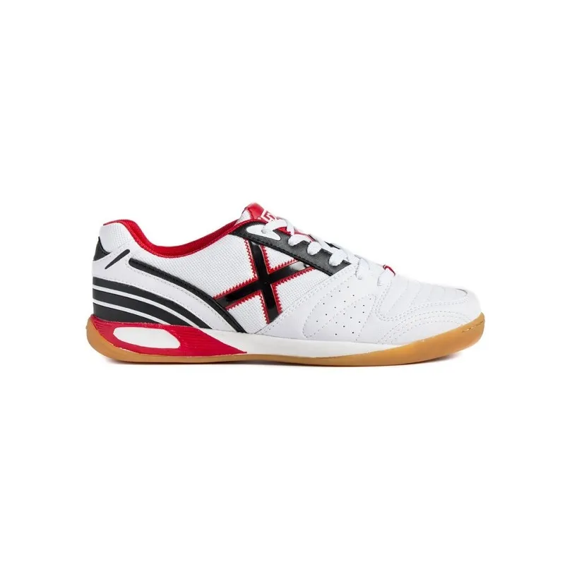 MUNICH ONE SCARPA CALCIO A 5 INDOOR - BIANCO/ROSSO/NERO