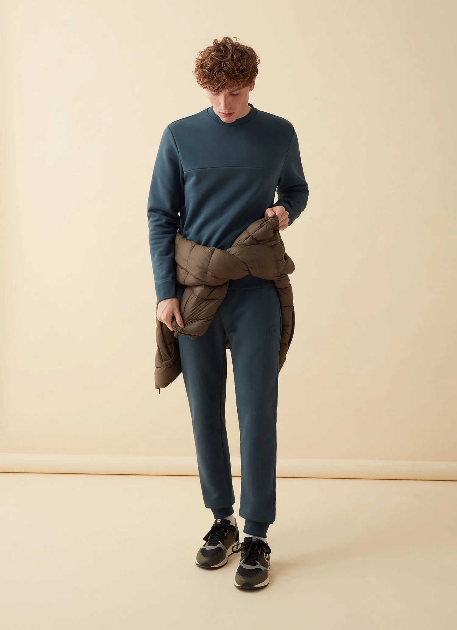 Organic cotton crew-neck sweatshirt