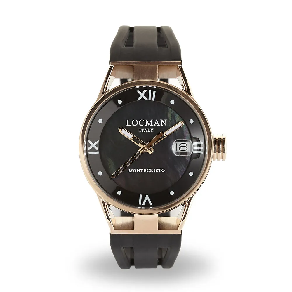 Orologio Donna Montecristo Nero Rose Gold Locman