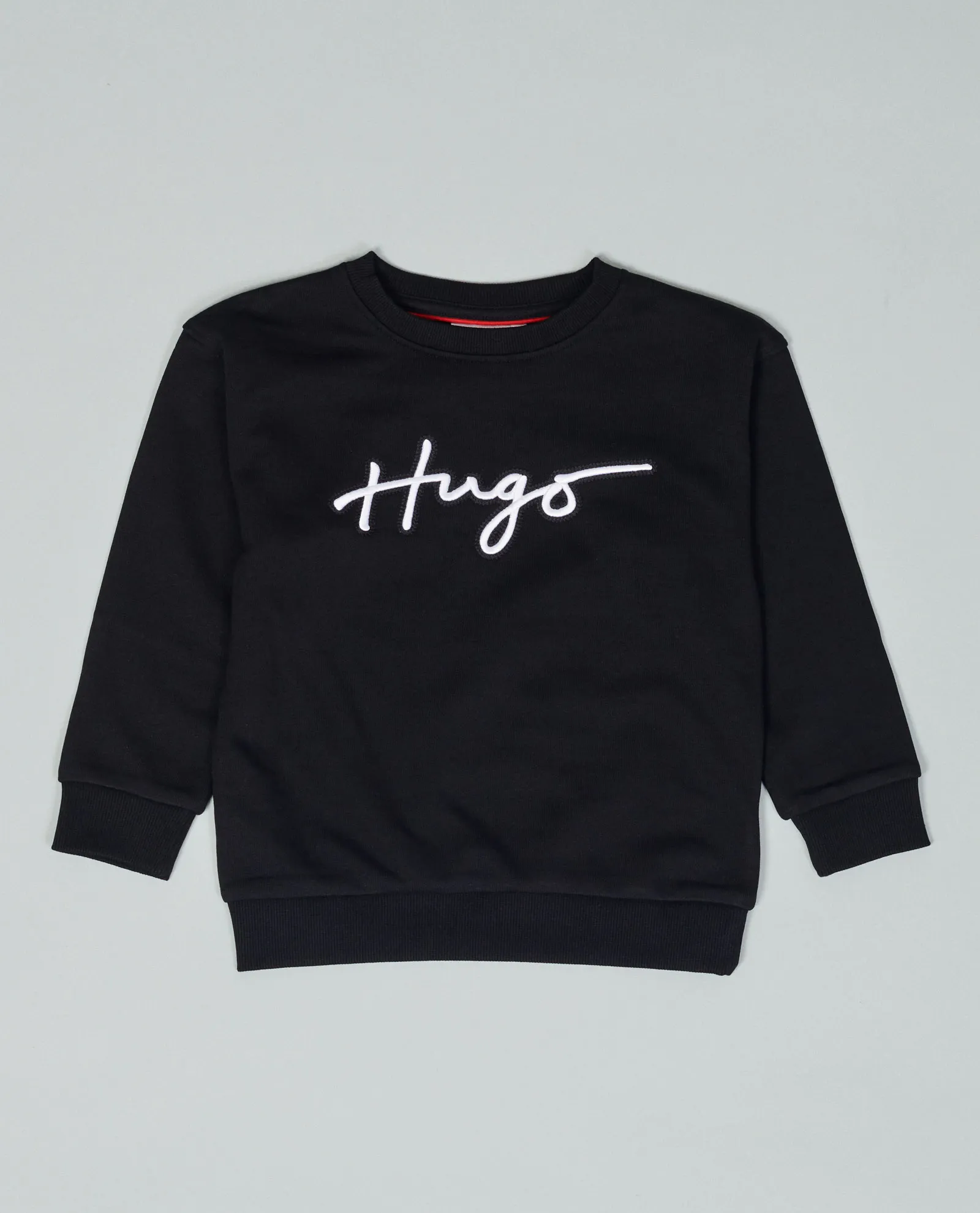 OutletHUGO      Felpa bambino Hugo girocollo con logo
