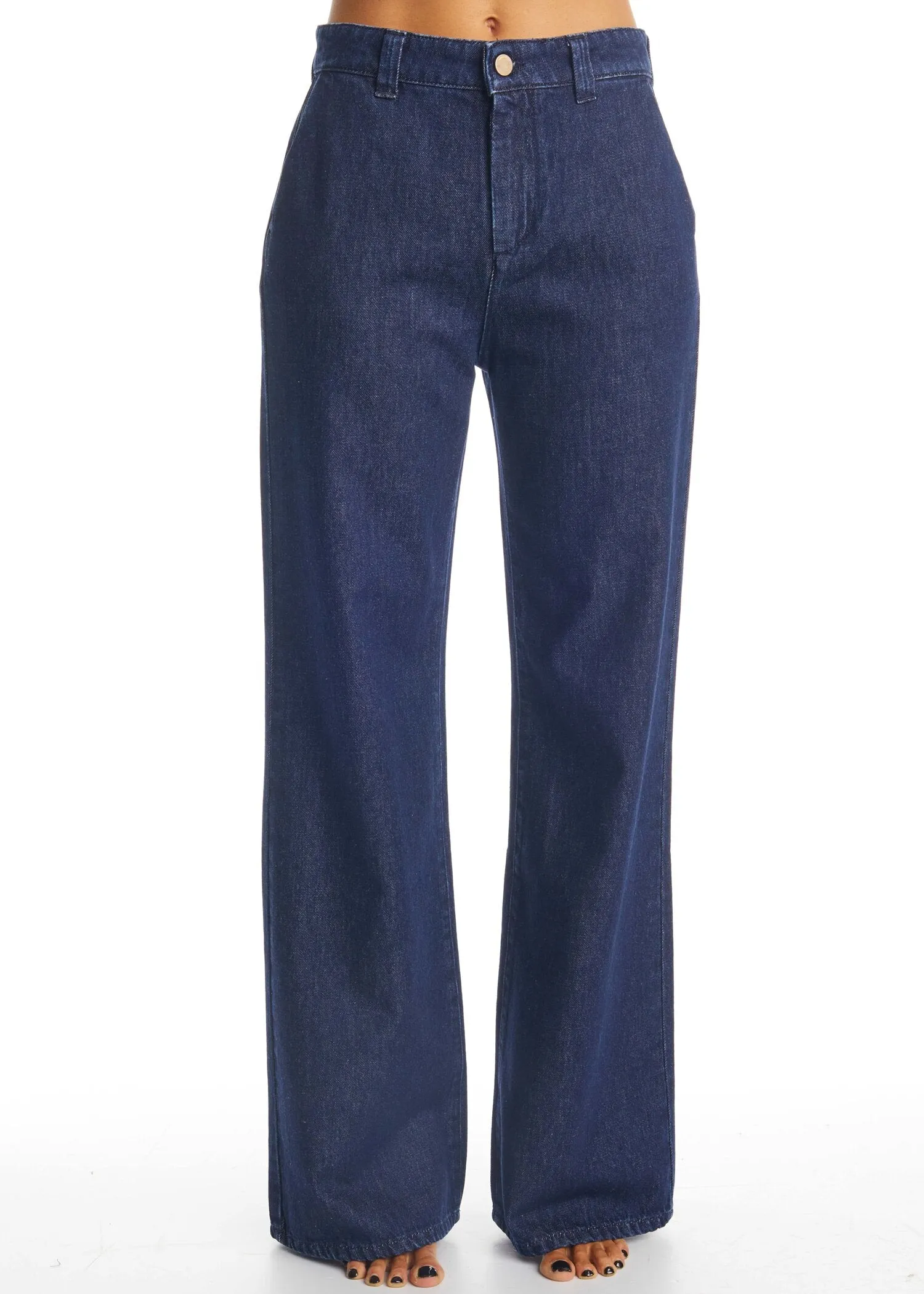 PANTALONE PALAZZO IN DENIM