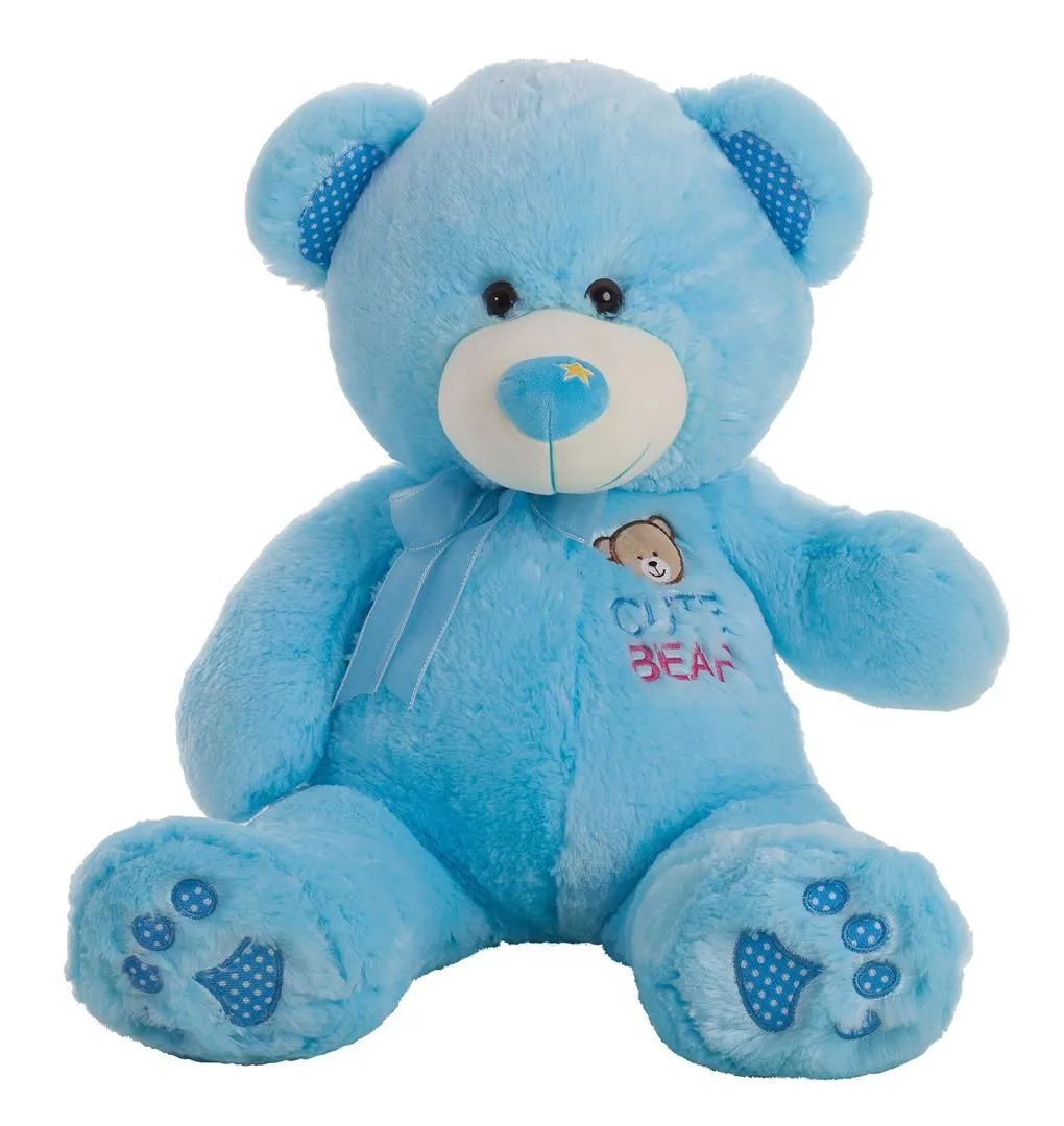 Peluche Orso Luminoso a Led Rosa o Azzurro 60 cm Peluches Pupazzi PS 41245