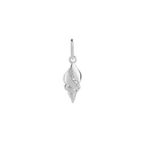 Pendente Conchiglia Poème Oro Bianco 375/1000 Cubic Zirconia Bianco 1415960
