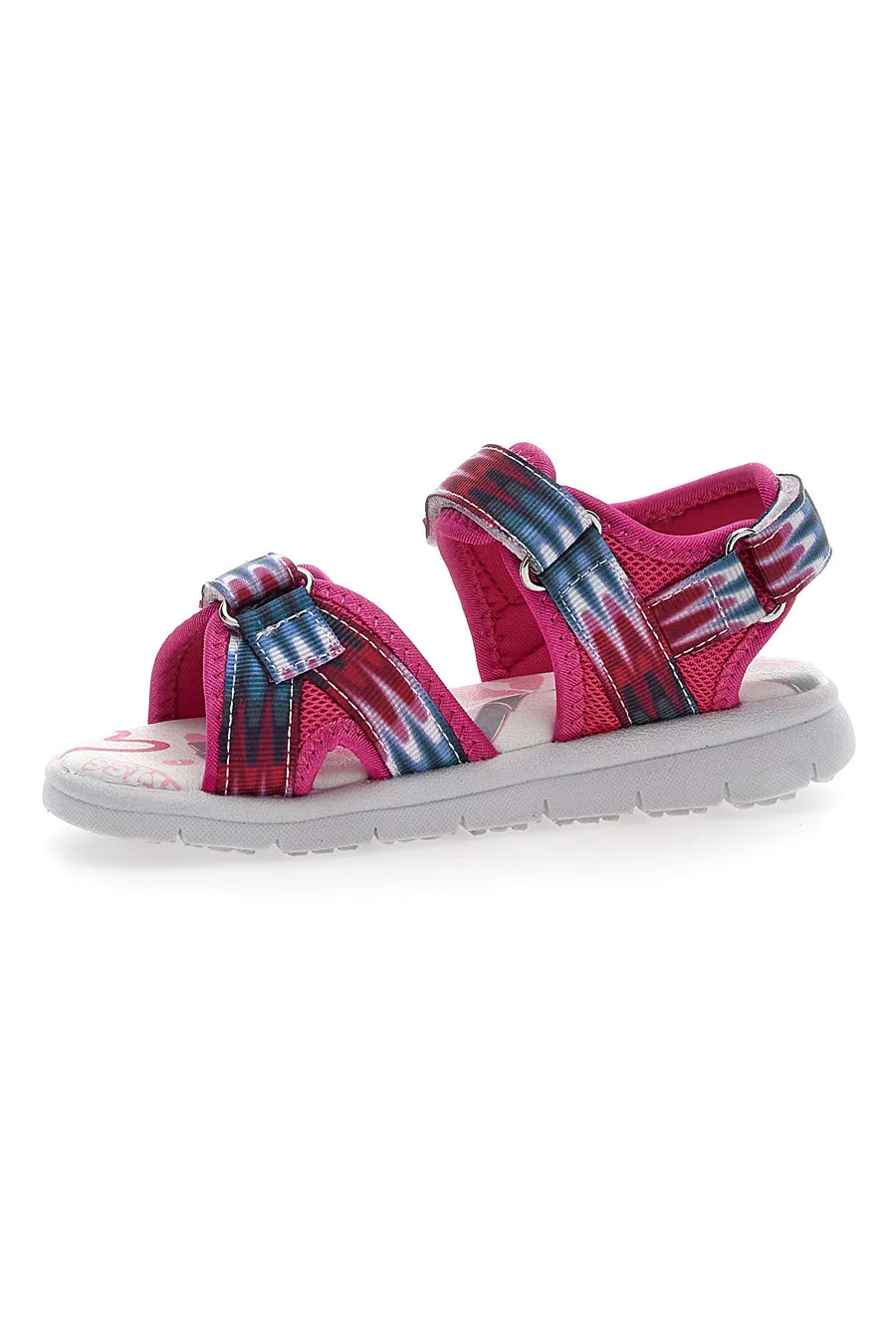   PITT KIDS Sandali Fucsia con Fantasia e Chiusure con Velcro Pitt Kids 2712