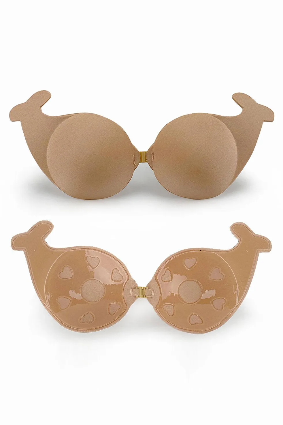 Reggiseno senza spalline da donna a forma di pesce