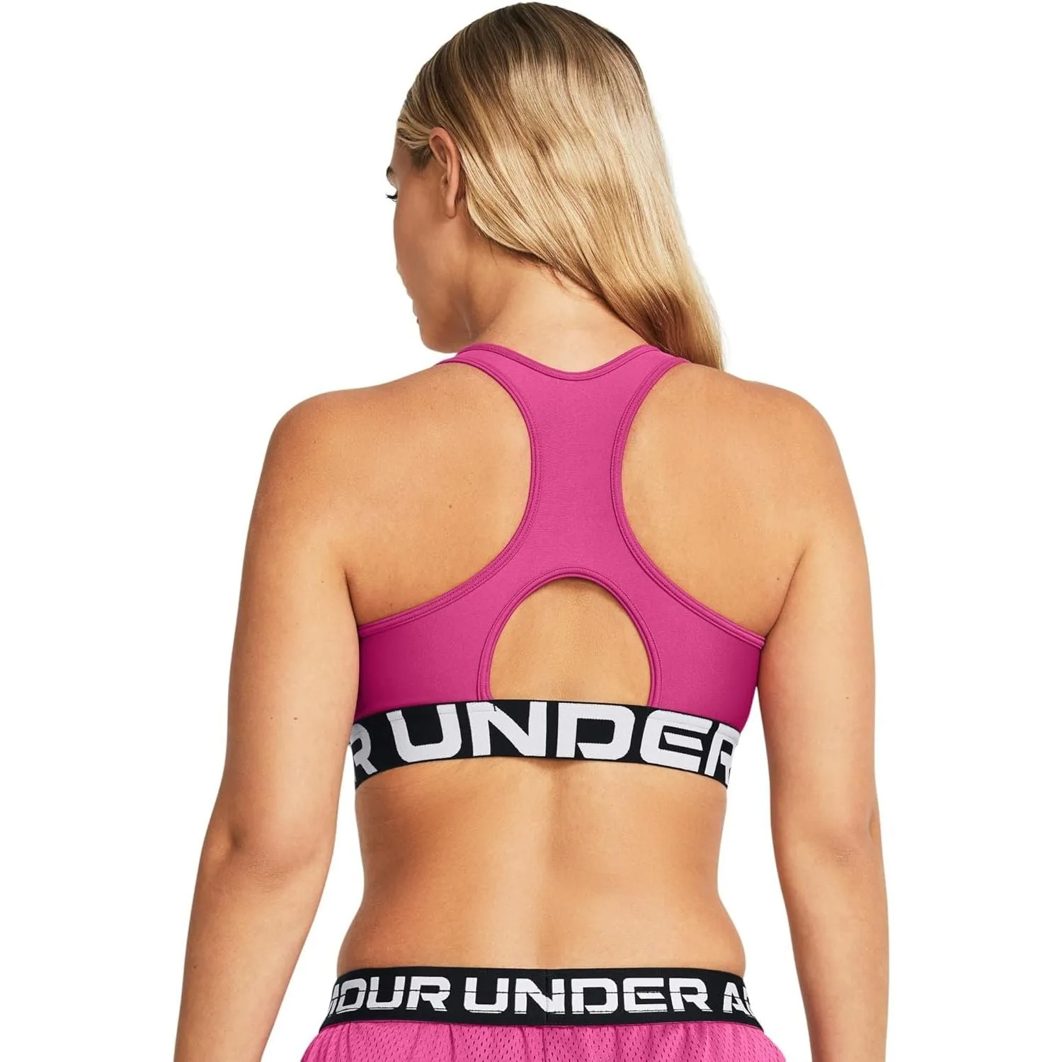 Reggiseno UNDER ARMOUR Donna UA HG AUTHENTICS MID BRANDED Rosa