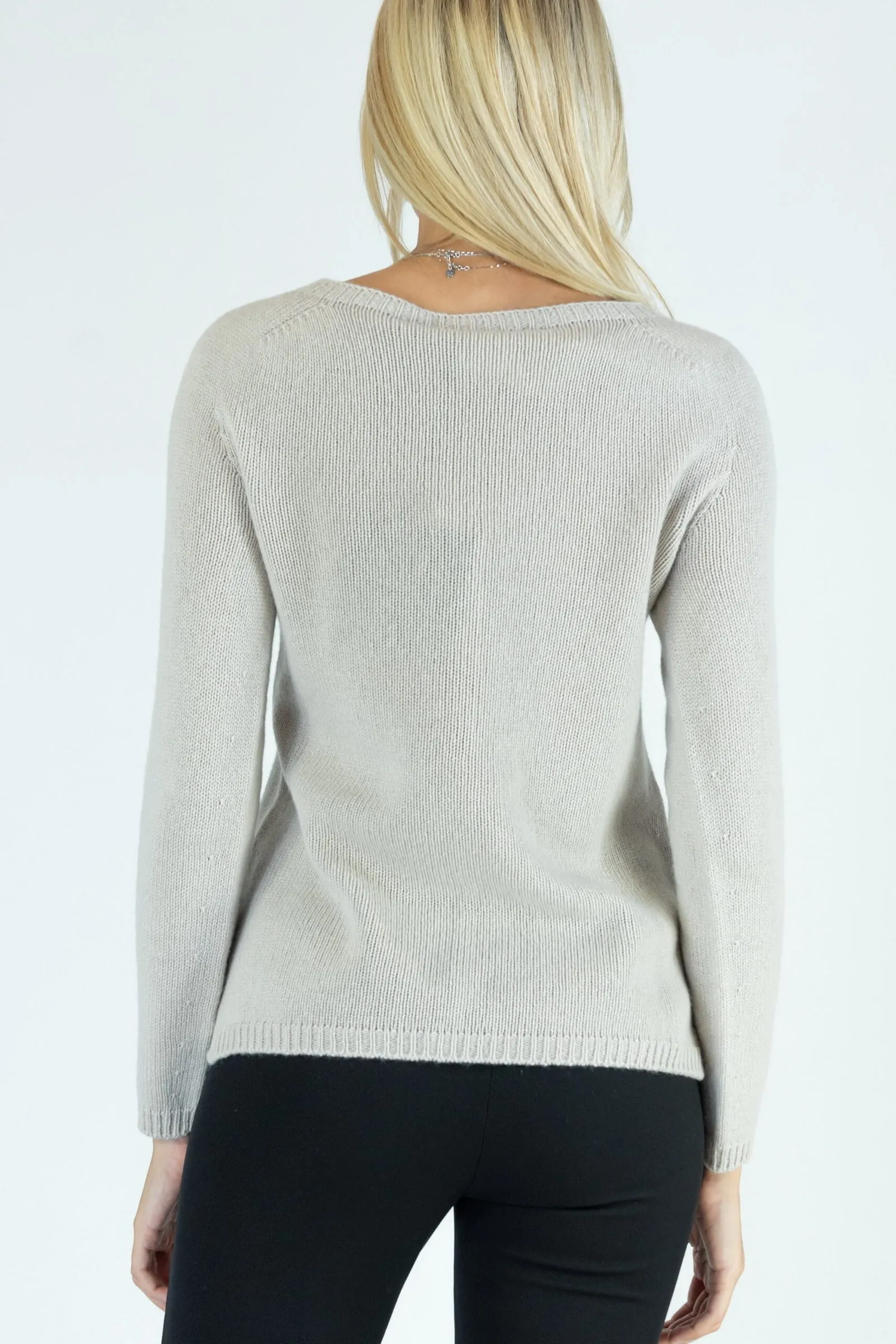 ‘S MAX MARA maglia in filato di cachemire GIORGIO variante 002 colore Bianco avorio