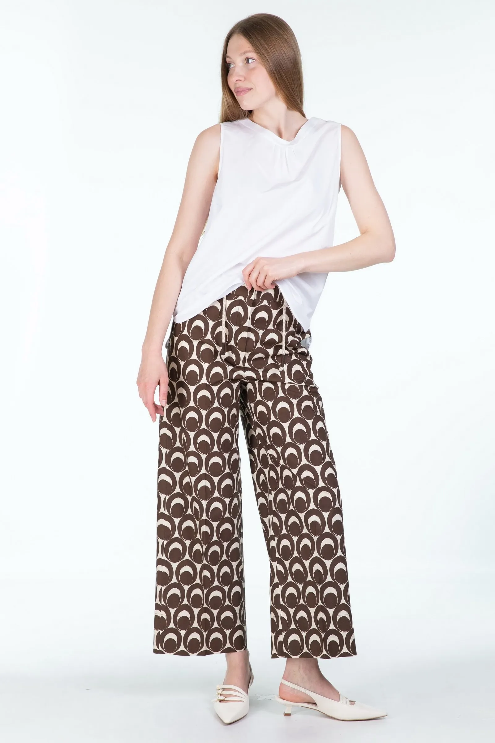 ‘S MAX MARA  pantalone  in popeline di cotone BRAY
